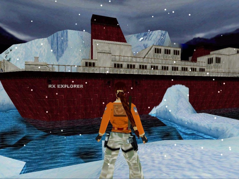 Tomb Raider III : Antarctica - Lara Croft au Pôle Nord.