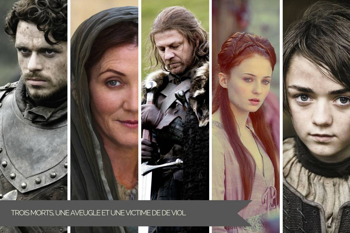 La Famille Stark, as known as les Gentils prennent tarif dans Game of Thrones